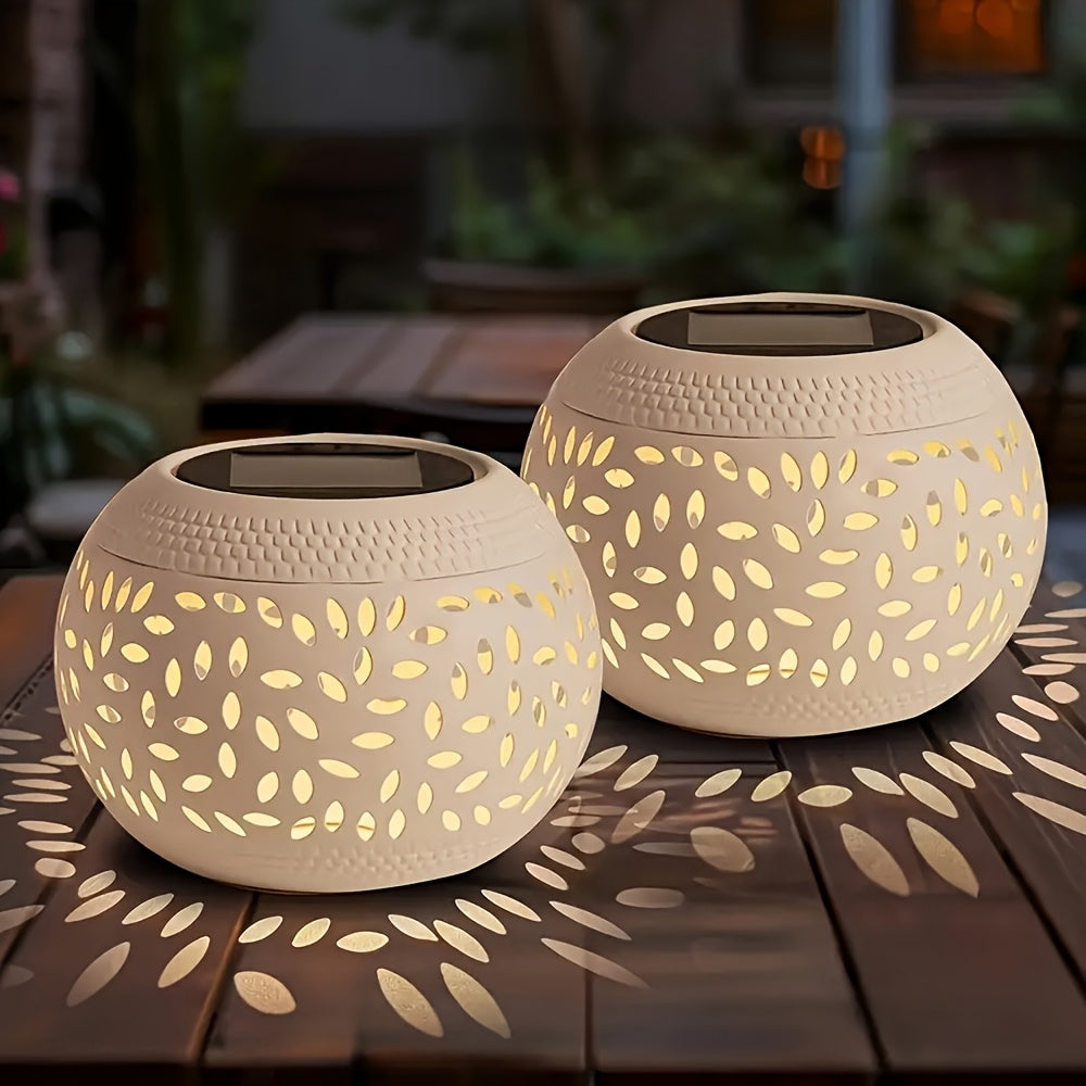 2 st Soldrivna Utomhuslyktor