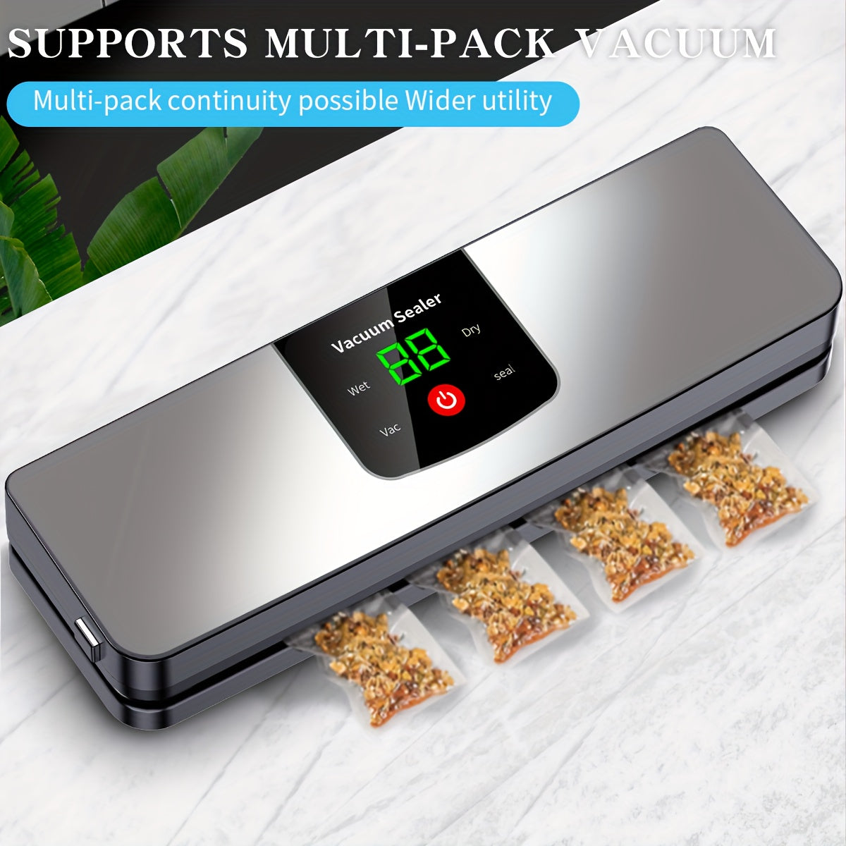 USB-Uppladdningsbar Vakumförslutare