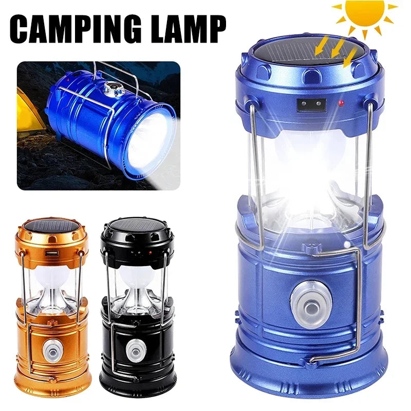 Laddningsbar Campinglampa