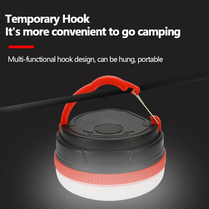 Campinglampa med 3 Ljuslägen