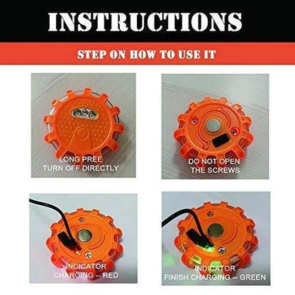 Varningslampor Orange