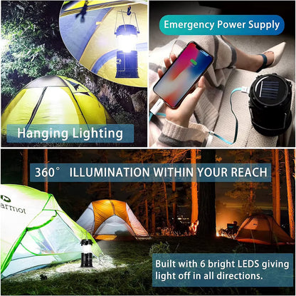 Laddningsbar Campinglampa