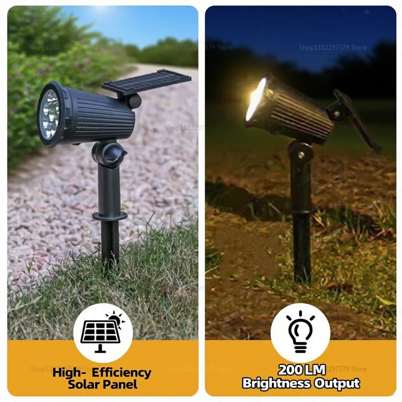 Solcellslampor 3 lägen