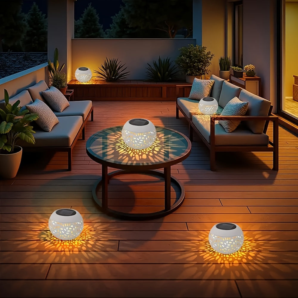 2 st Soldrivna Utomhuslyktor